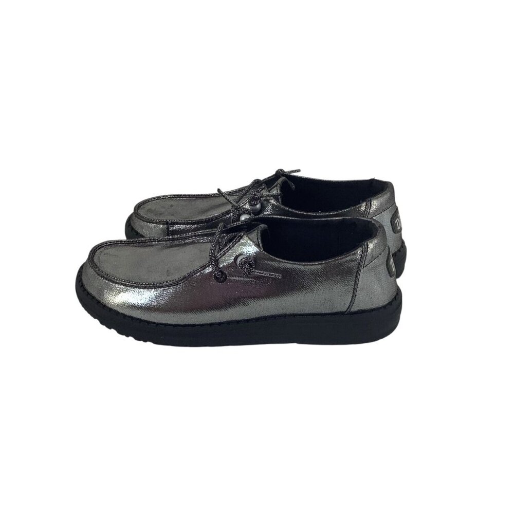 Hey Dude Womens Wendy Metallic Loafers Size 7 - Picture 4 of 8